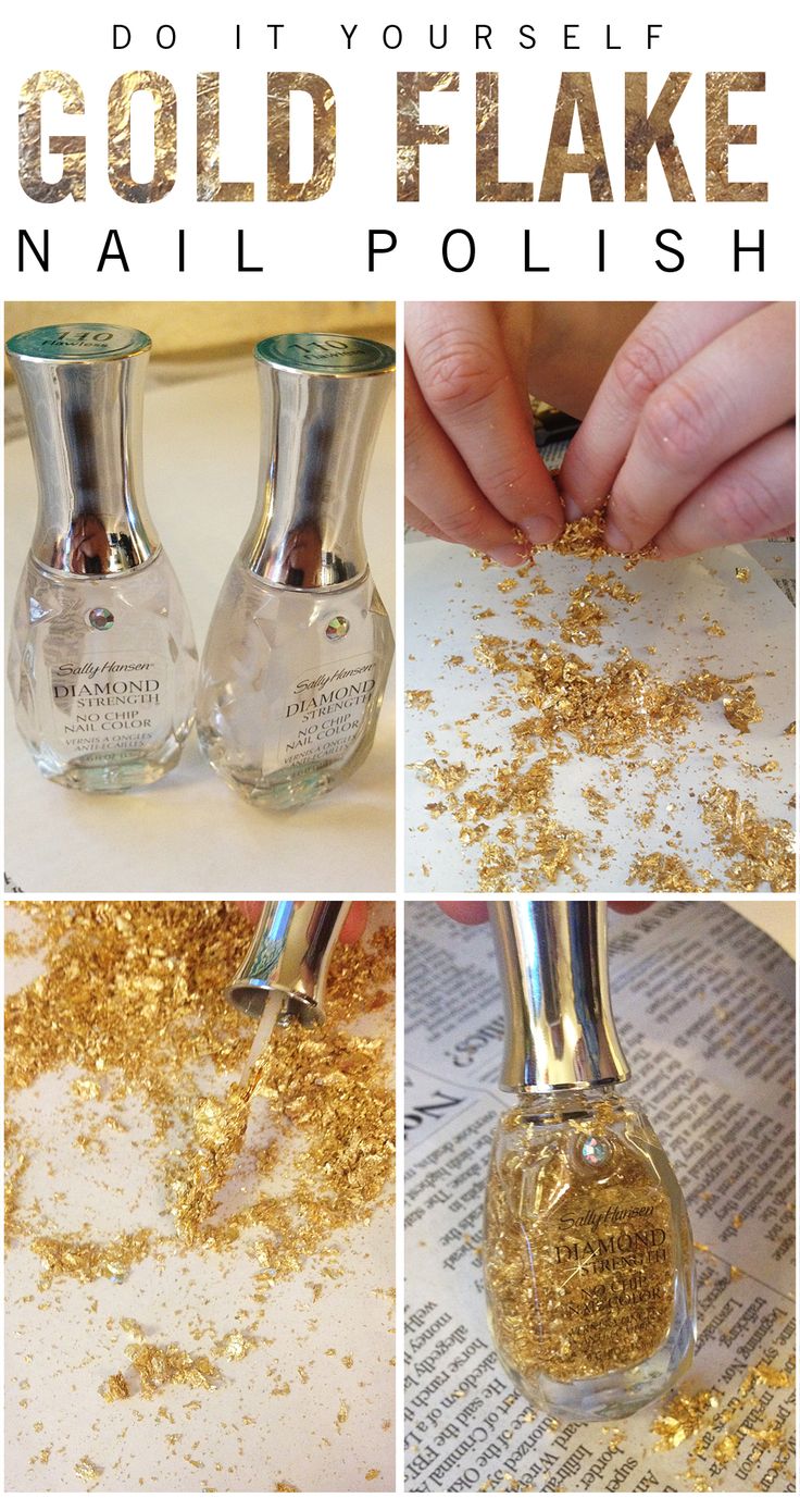 DIY Gold Flake Nail Polish: Elevate Your Nail Art with a Luxurious Sparkle