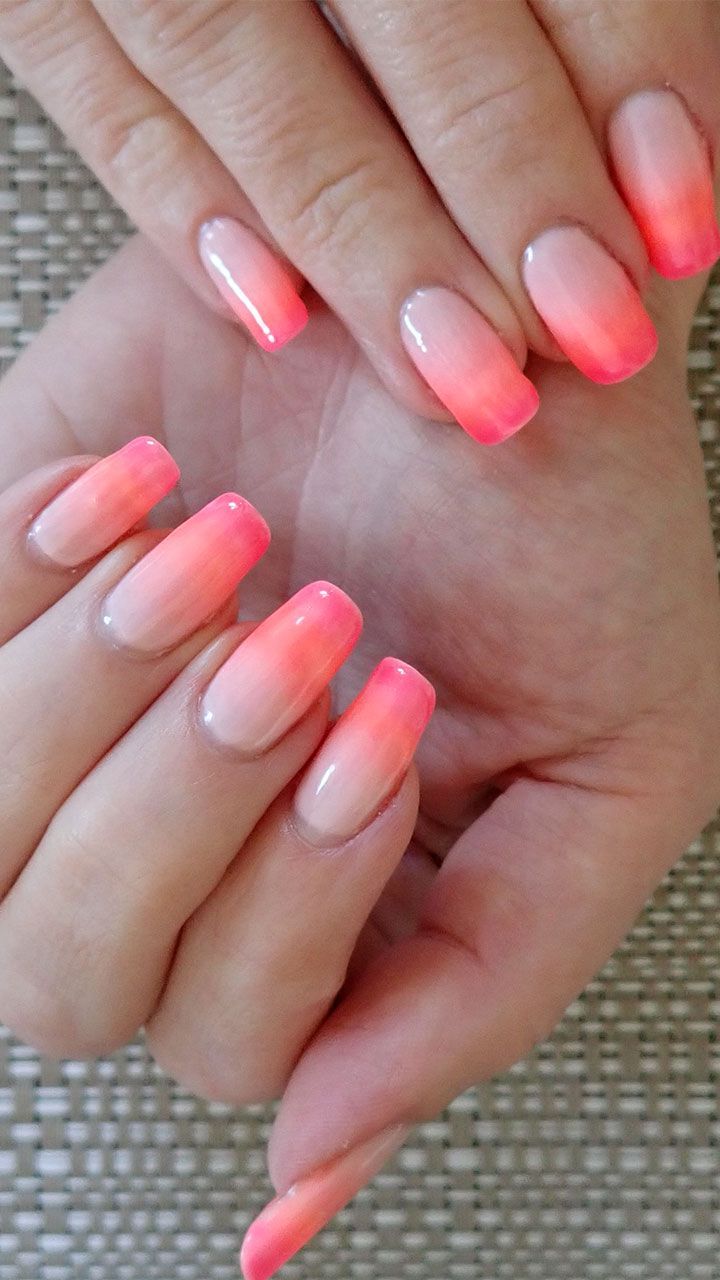 Elegant Ombre Nail Design: Gradient Soft Pink for a Fresh, Playful Look.