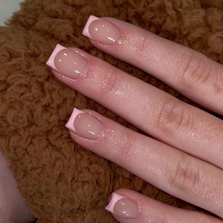 Chic Soft Pink French Tip Nail Design for Every Occasion.