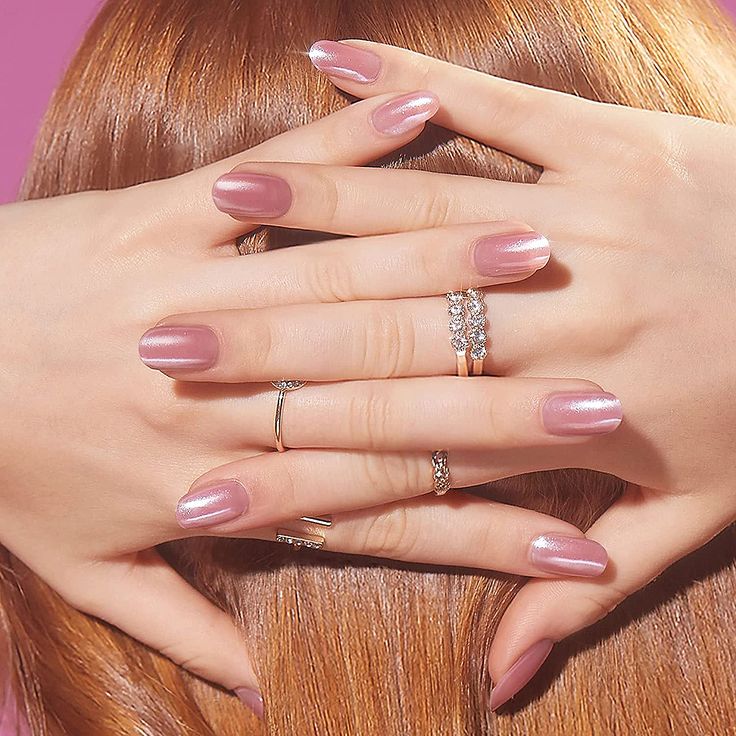 Elegant Rose Gold Manicured Nails: A Modern Take on Classic Nail Design