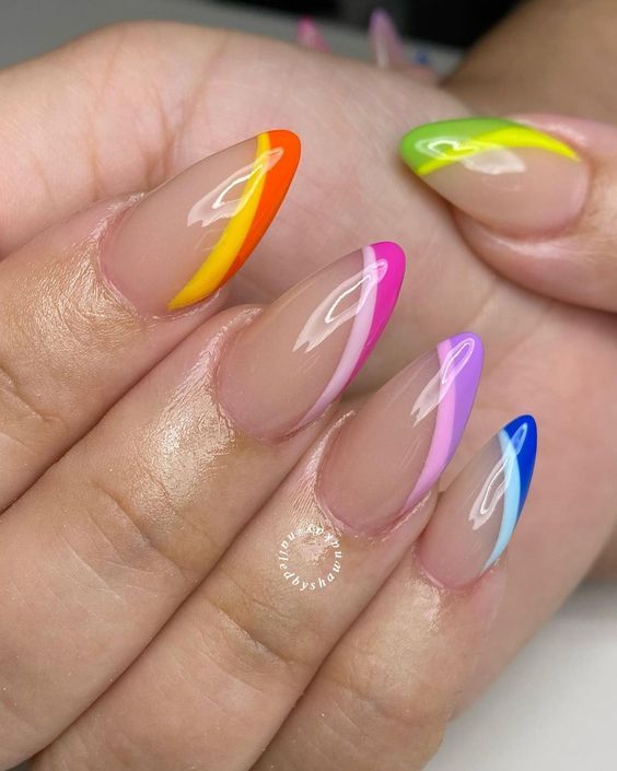 Playful and Vibrant Nail Design for a Fresh Summer Look