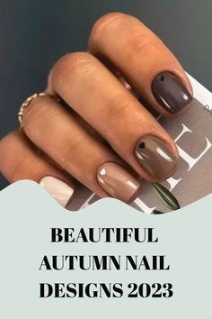 Chic Autumn Nail Designs: Embrace Warm Tones with Modern Elegance.