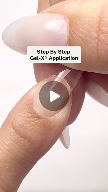 Stylish Nail Enhancement: Gel-X Application Technique with Elegant Gradient Tips