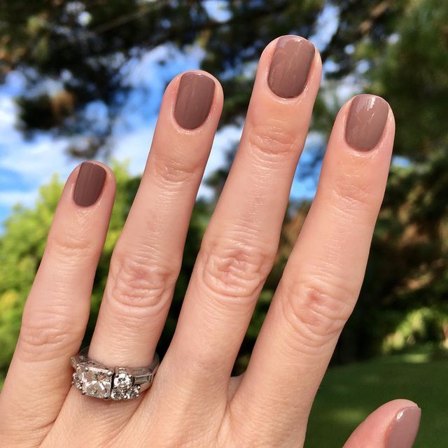 Chic Taupe Nail Design: Sophisticated and Versatile Elegance for Everyday Wear.