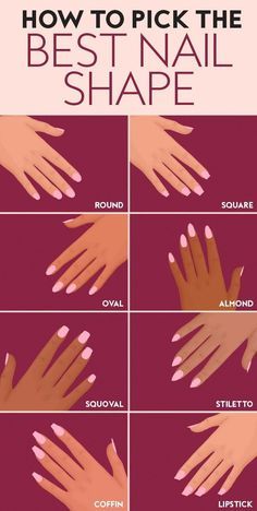 Diverse Nail Shapes: A Visual Guide to Complement Your Personal Style.