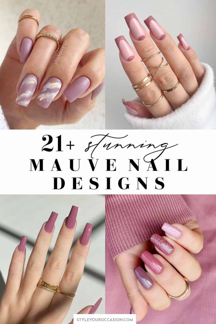 Elegant Mauve Nail Designs: Sophisticated Styles for Every Occasion