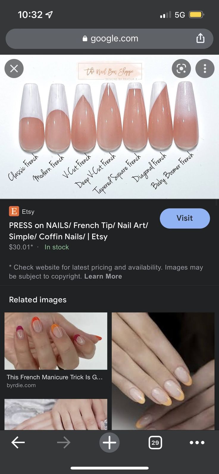 Stylish French Tip Nail Designs Showcasing Versatility and Elegance