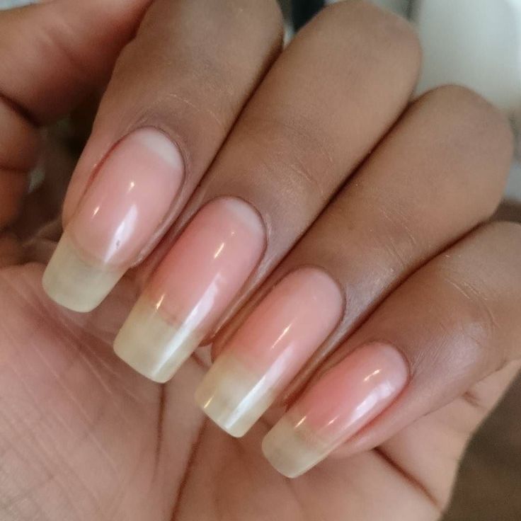 Chic Ombre Nail Design: Smooth Transition from Soft Pink to Clear Tips for Elegant Everyday or Special Occasions.