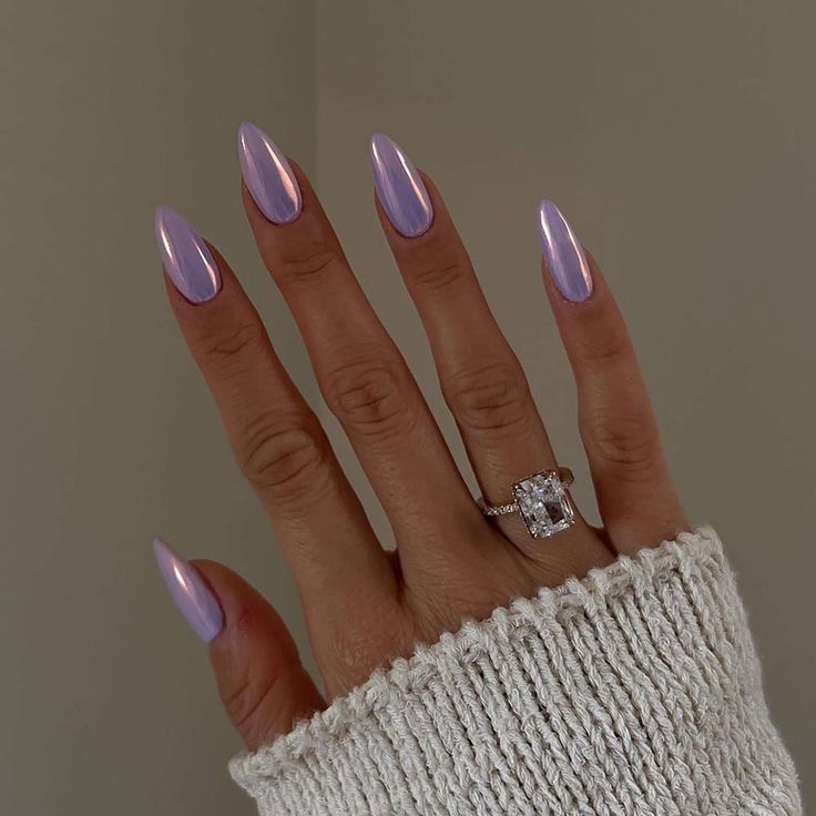 Chic Lilac Stiletto Nails: A Glamorous Touch for Any Occasion