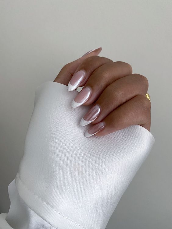 Sophisticated Soft Ombre Nail Design with Glossy Finish.