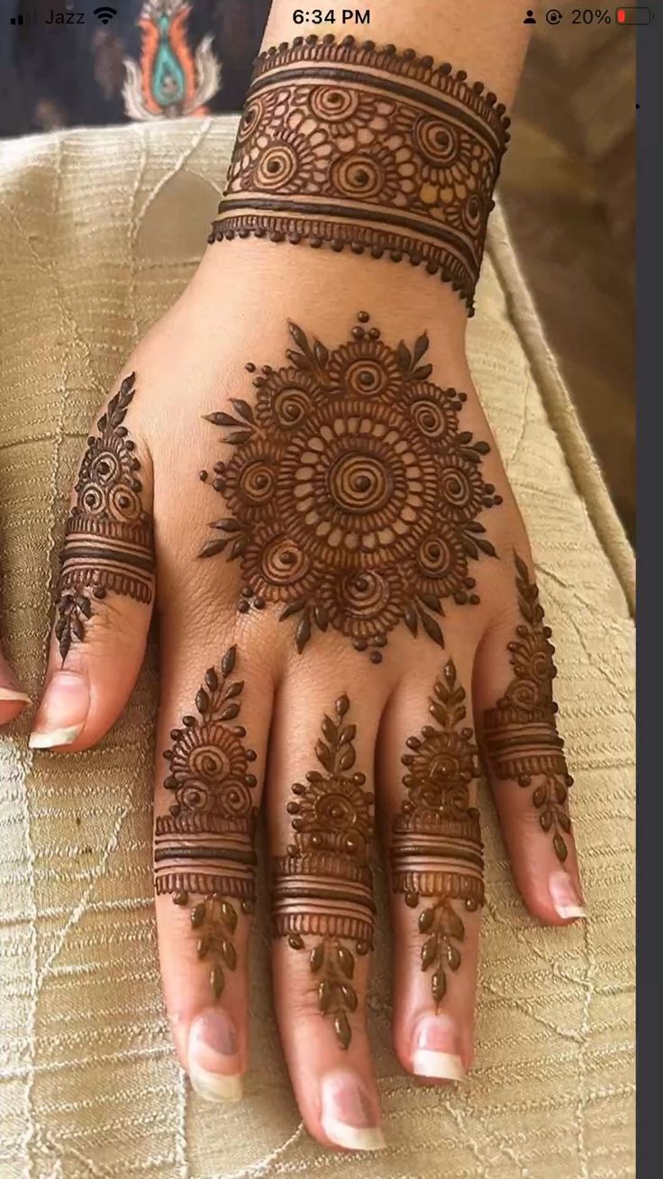 Elegant Henna Design: A Fusion of Traditional Artistry and Contemporary Style