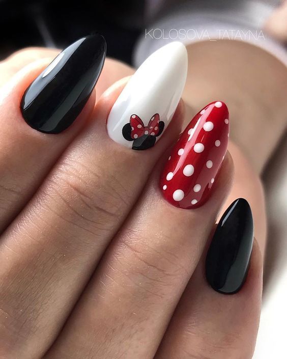 Whimsical Vibrant Nail Design: Bold Colors and Playful Patterns