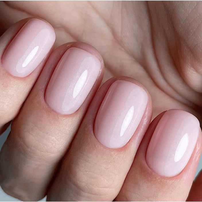 Elegant Soft Pink Nail Design: Subtle Sophistication for Any Occasion