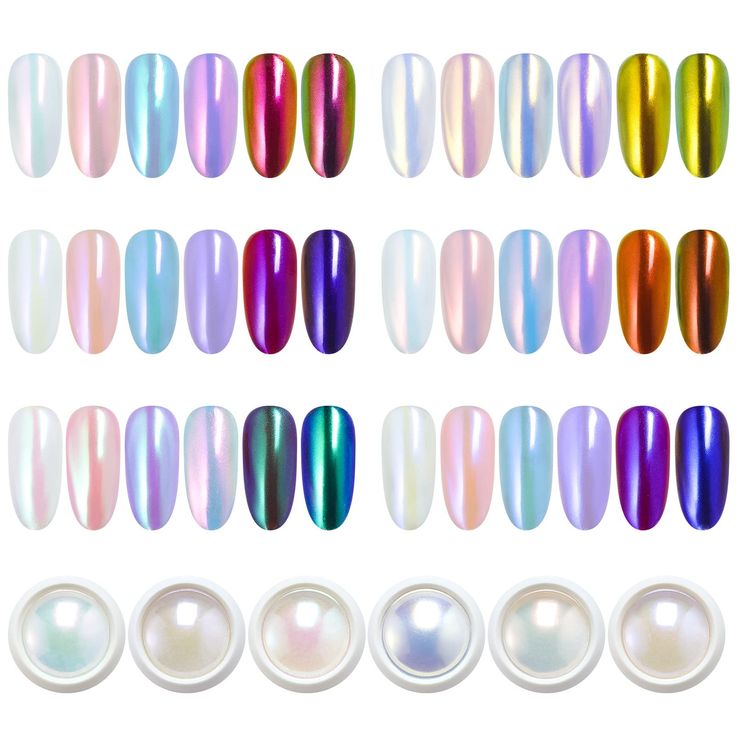 Iridescent Nail Designs: A Dazzling Spectrum of Colors and Modern Elegance.