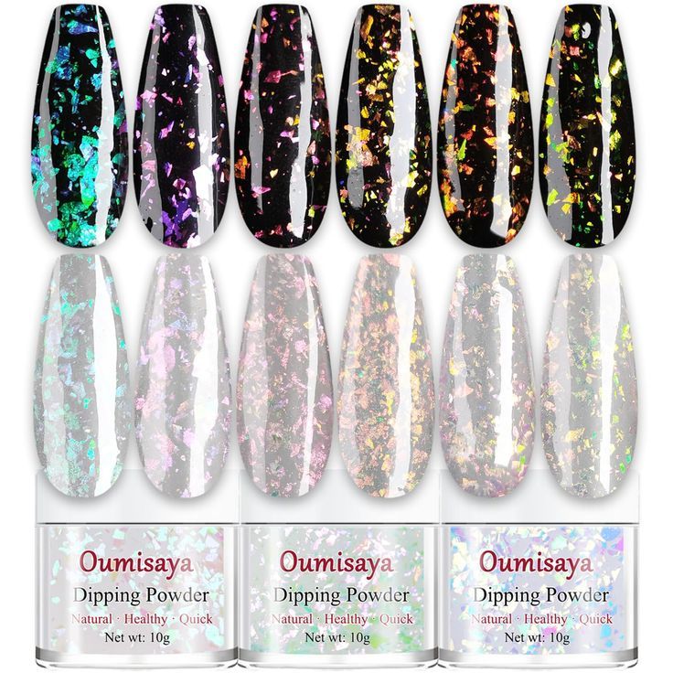 Vibrant Dipping Powder Collection for Unique and Glamorous Nail Designs.