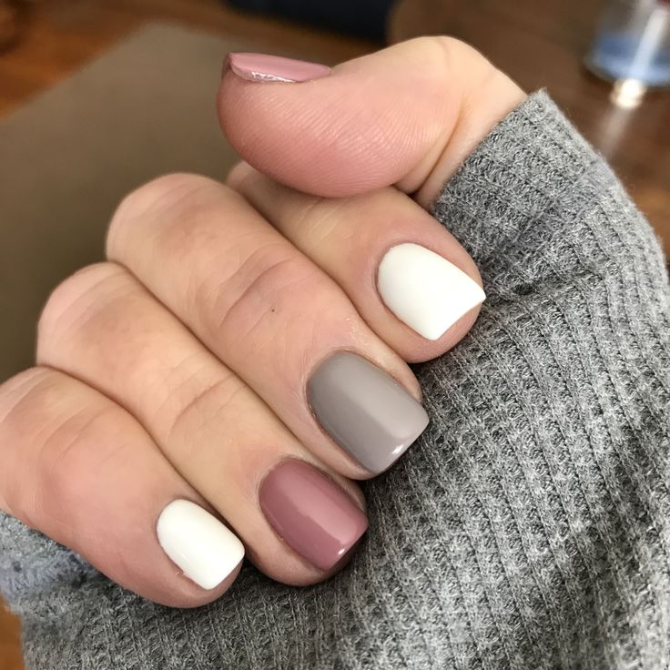 Stylish Muted Color Nail Design for a Contemporary Aesthetic.