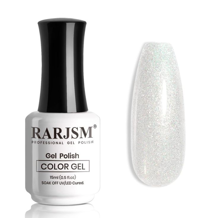 Versatile Glitter Gel Polish: Adds Elegance and Fun to Any Nail Design.