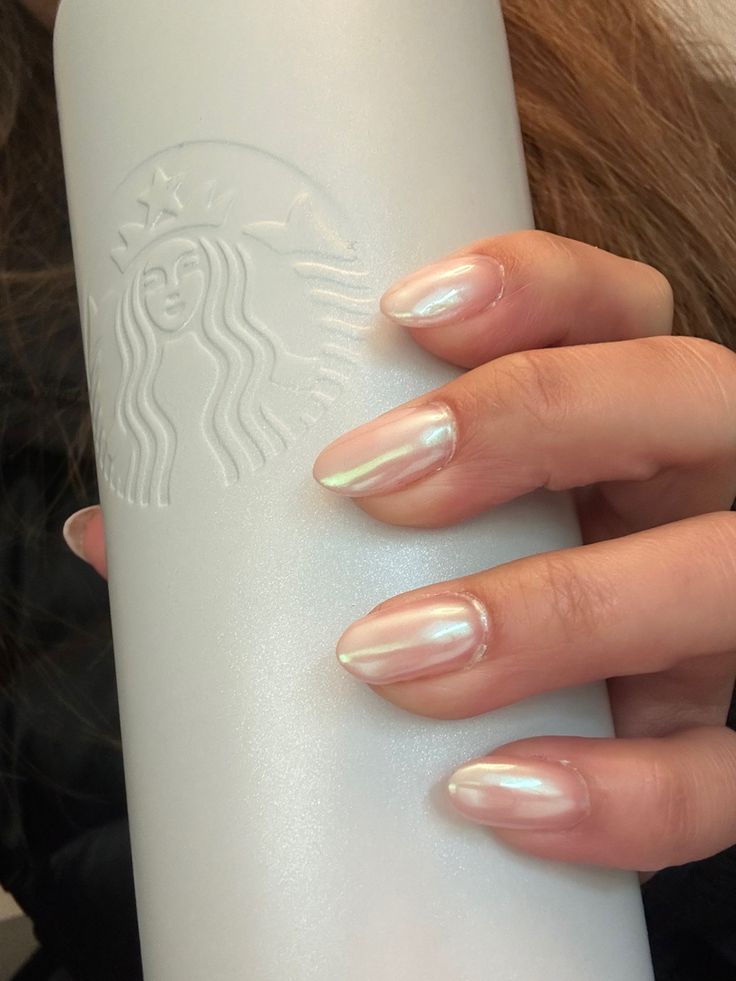 Sophisticated Iridescent Nail Design for a Trendy, Elegant Look