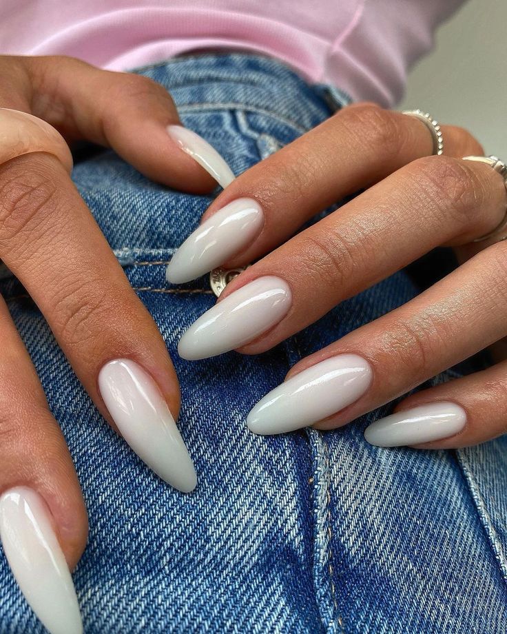 Sophisticated Almond-Shaped Ombre Nails: A Timeless Touch for Any Occasion