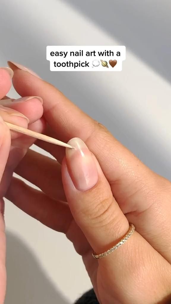 Toothpick Nail Art: Effortlessly Create Intricate Designs for DIY Enthusiasts.