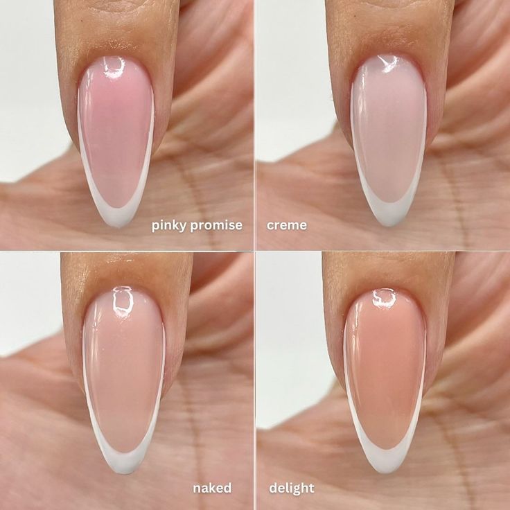 Elegant Modern French Tip Nail Design with Soft Shades and Glossy Finish.