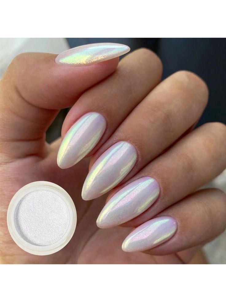 Ethereal Pearlescent Nails: Chic Elegance for Any Occasion