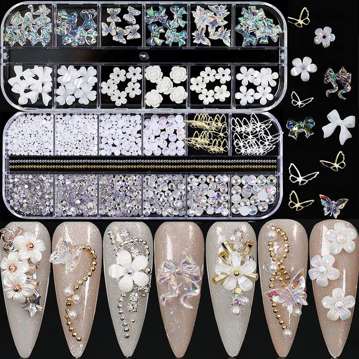 Sophisticated Nail Art: Elegant Embellishments and Whimsical Accents