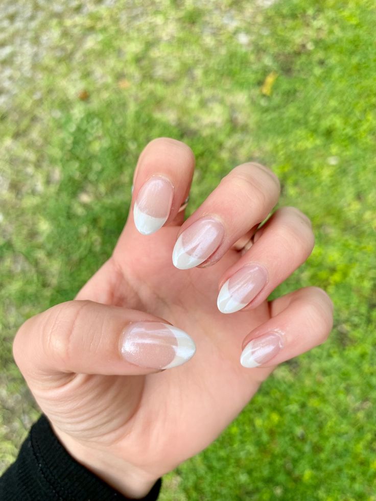 Chic Modern French Manicure: Elegant Nail Design with a Fresh Twist