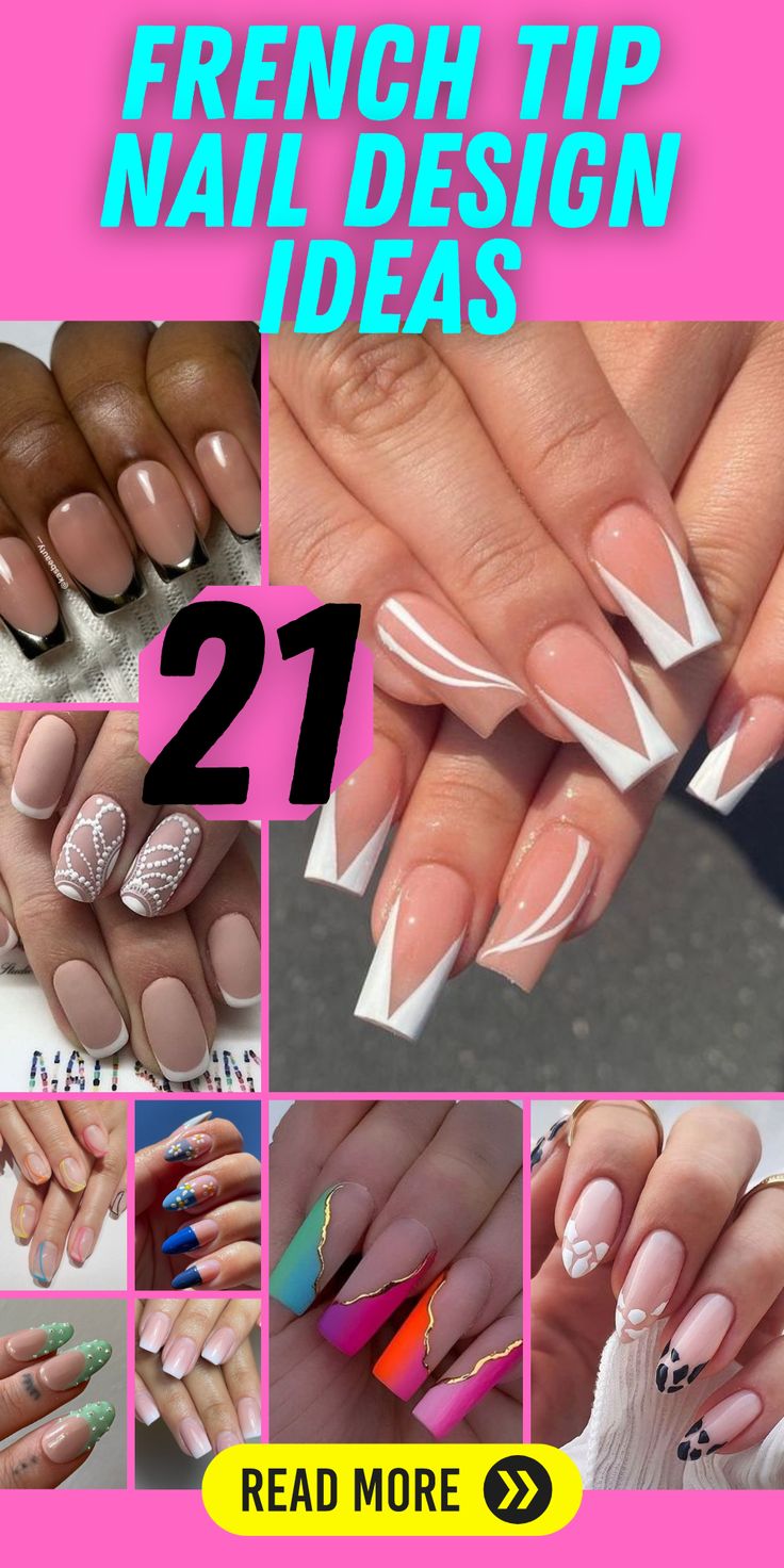 Elegant French Tip Nail Design Ideas: Fresh Twists for Every Occasion.