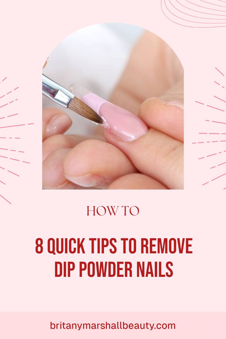 Elegant Nail Care: Step-by-Step Dip Powder Removal for Healthy, Polished Nails