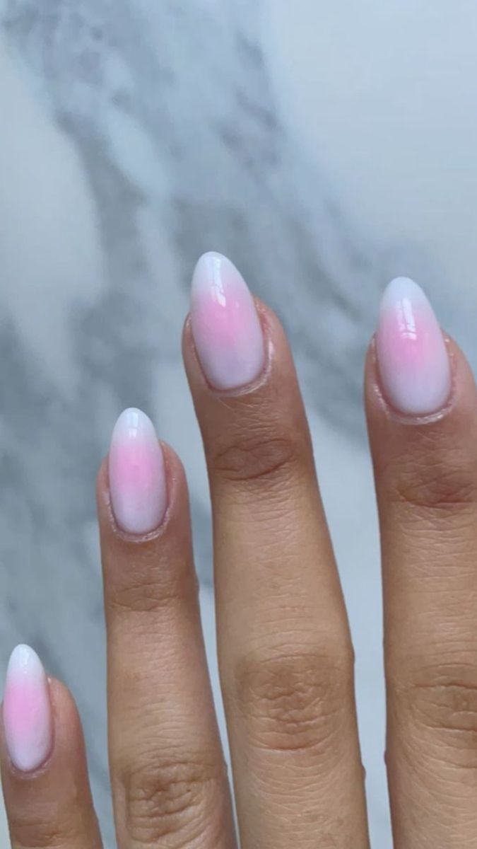 Elegant Soft Ombre Nail Design: A Delicate Gradient Perfect for Spring and Summer