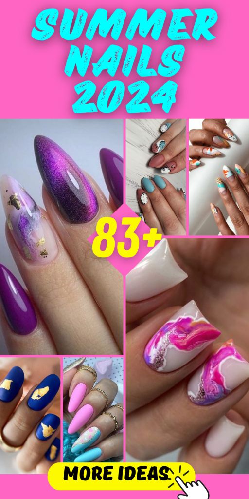 Vibrant Summer Nail Designs: Embrace Colorful Patterns and Playful Creativity.