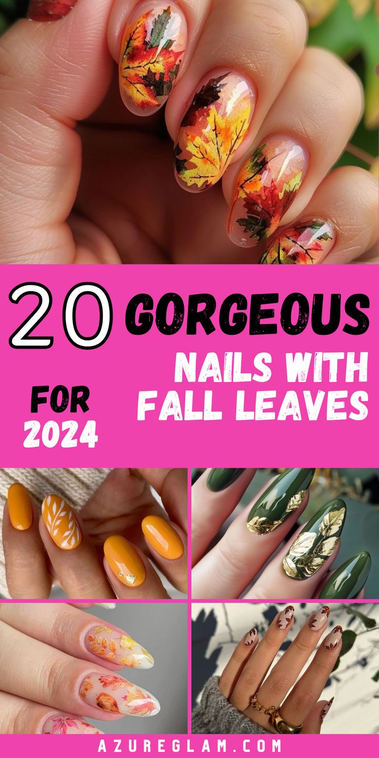 Vibrant Fall Nail Designs: Embrace Autumn with Warm Colors and Intricate Patterns.