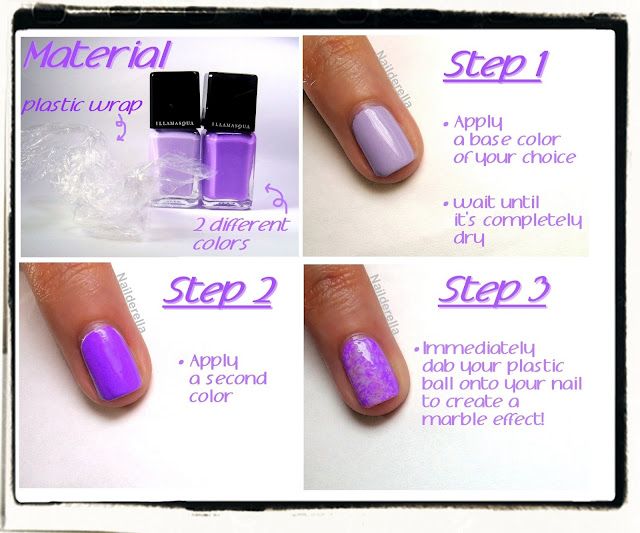 Vibrant Two-Tone Purple Manicure Tutorial with Unique Texture Effect