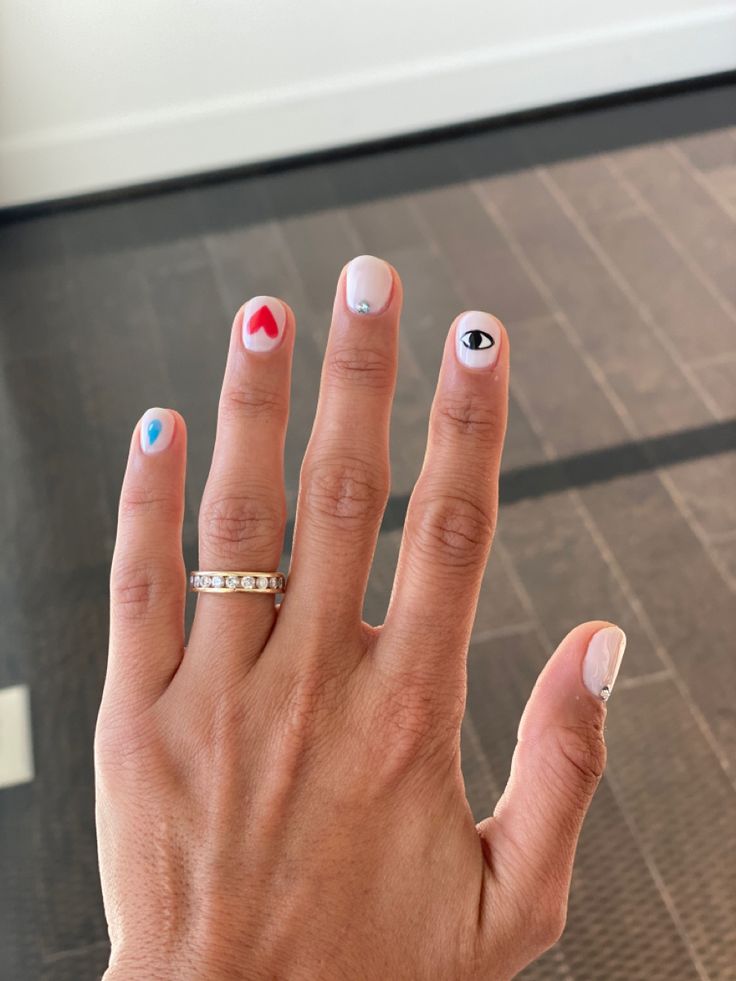 Playful Pastel Nail Art: A Contemporary Blend of Colors and Fun Designs