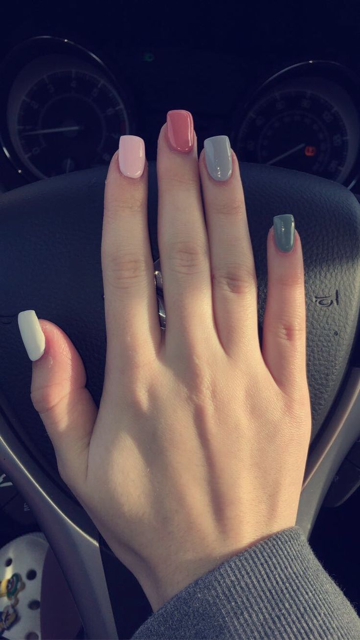 Pastel-Inspired Colorful Nail Design for a Playful and Sophisticated Look