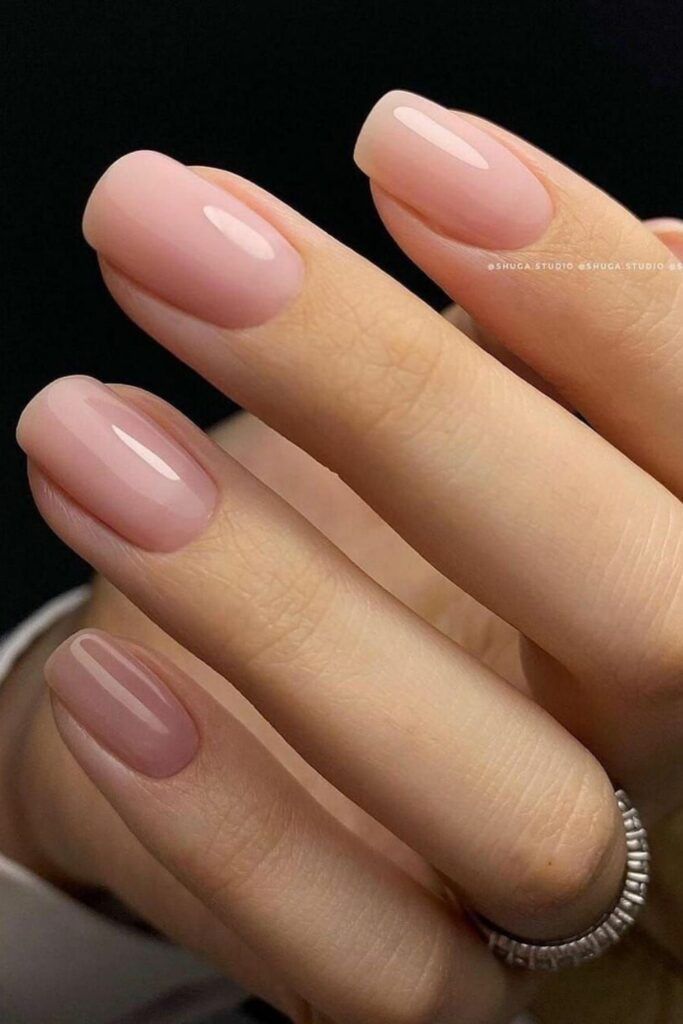 Chic Nude Nail Design: Elegant Sophistication for Any Occasion.