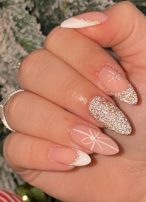 Chic Nail Art: Glitter, Pastels, and Elegant Accents for Special Occasions.