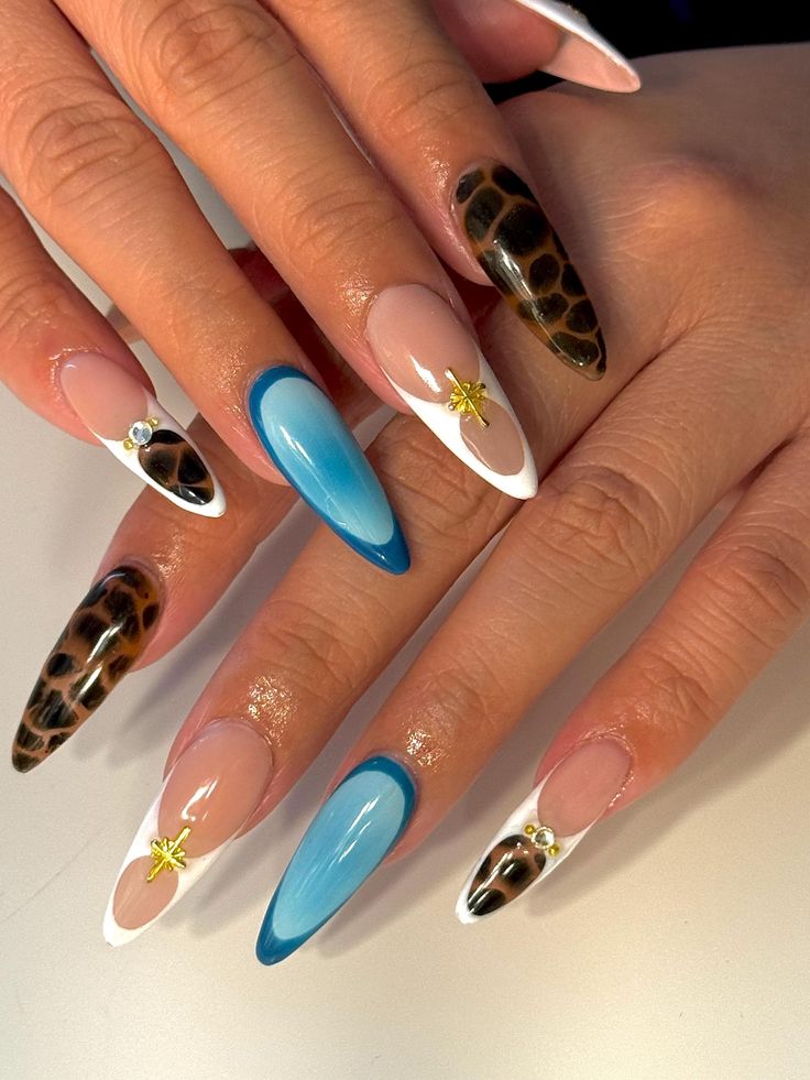 Eye-Catching Colorful Nail Designs with Elegant Shapes and Textures