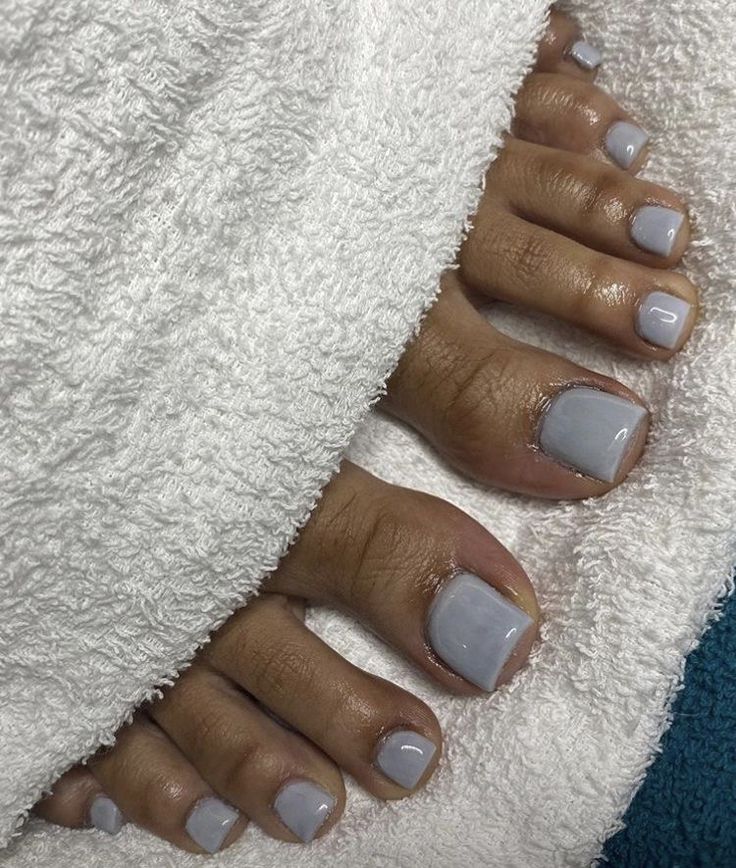 Elegant Lavender Pedicure: A Soothing Touch for Well-Groomed Feet.