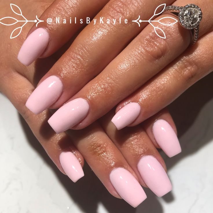 Elegant Soft Pink Long Square Nail Design for Any Occasion