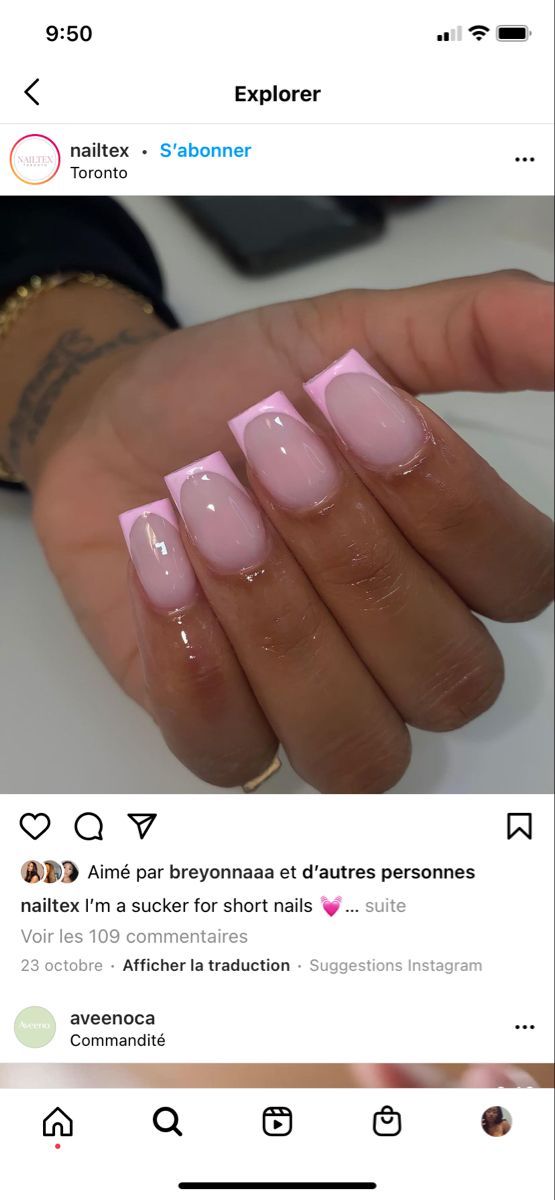 Elegant Soft Pink Short Nail Design with Glossy Finish