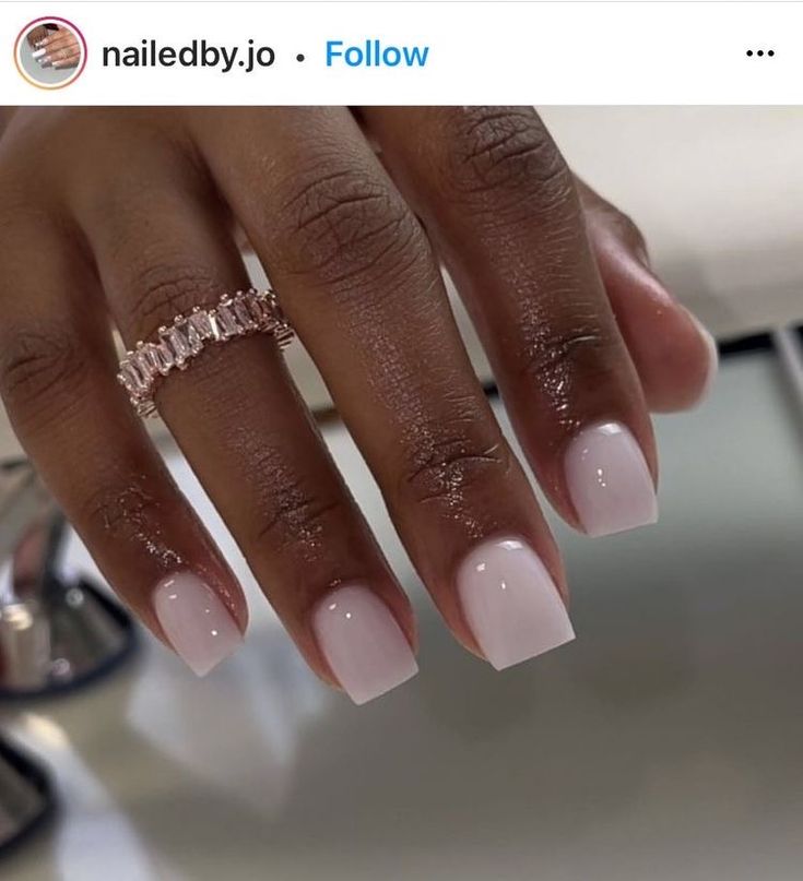 Elegant Glossy Nude Nail Design: A Versatile Chic Choice for Any Occasion