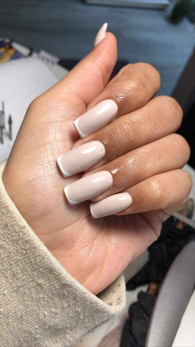 Chic French Tip Nude Nail Design: Elegance for Every Occasion