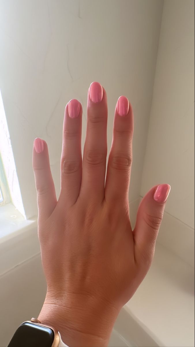 Elegant Pink Nails: Smooth Finish for Any Occasion