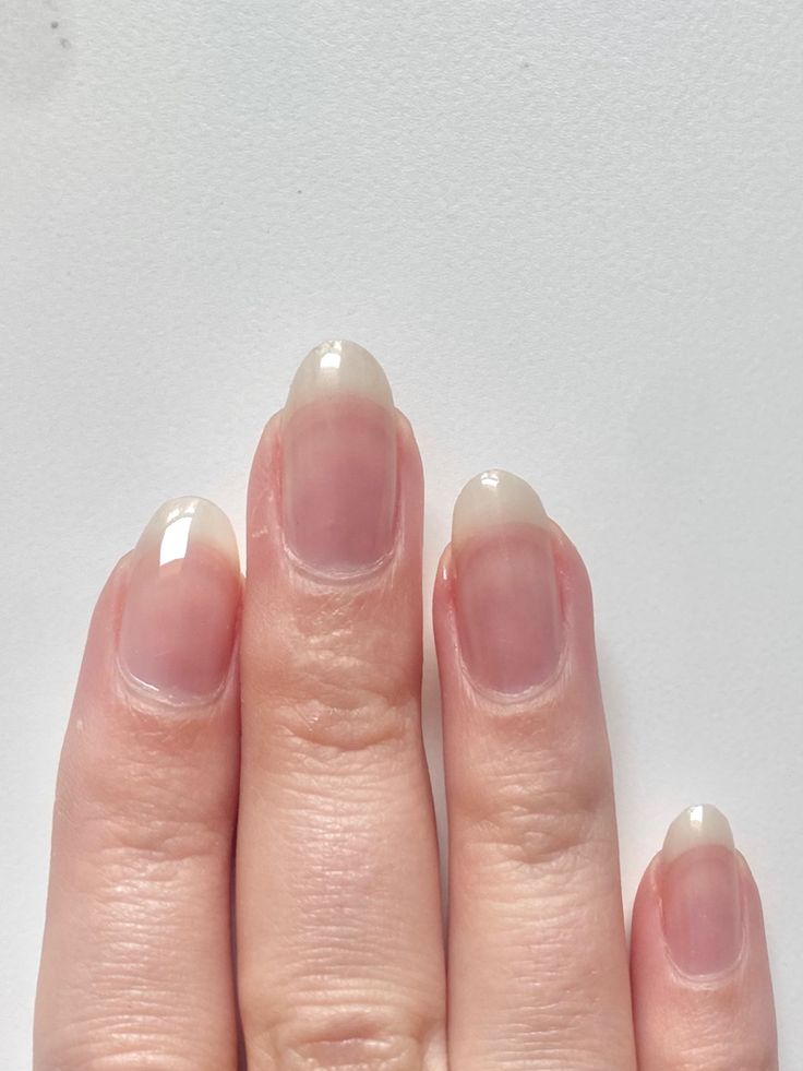 Timeless Elegant Nail Design with Natural Nude Base and Subtle French Tips