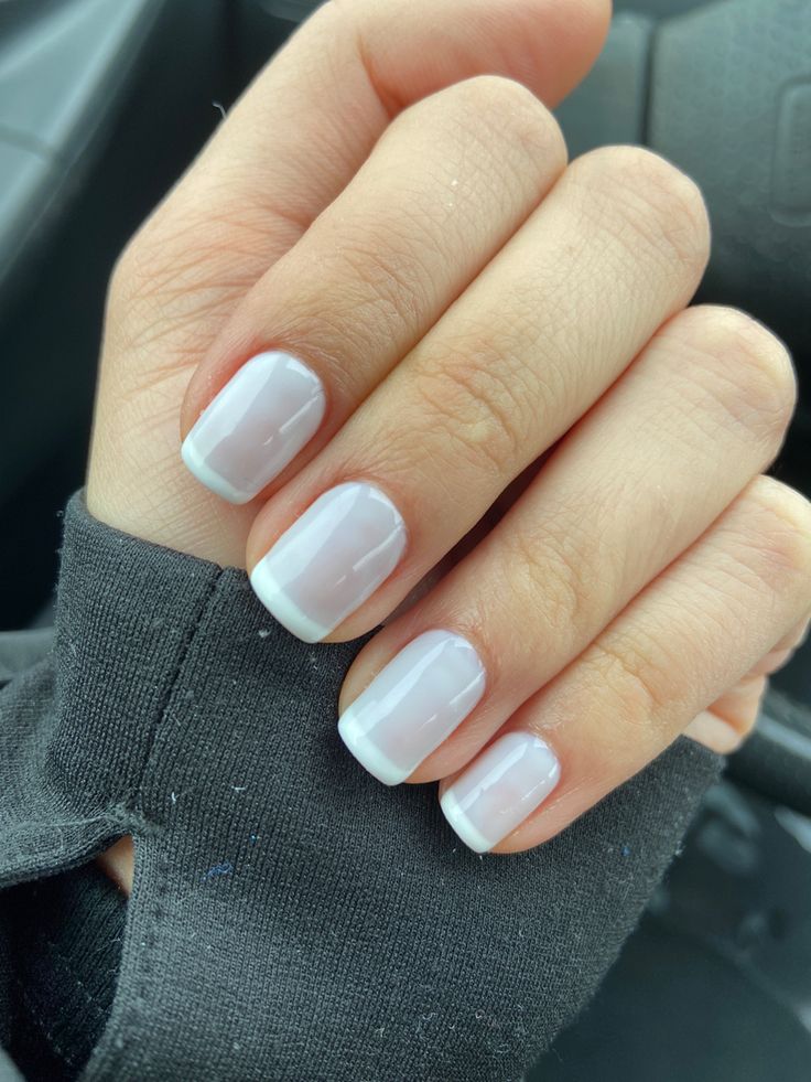 Elegant French Manicure: A Timeless and Sophisticated Nail Design.