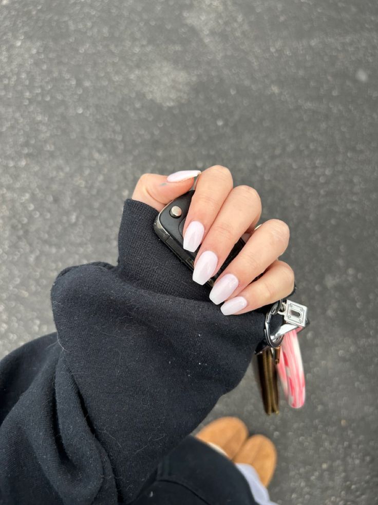 Chic Lavender Pastel Nails: Effortlessly Elegant for Casual Occasions