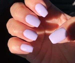 Elegant Pastel Purple Nails: Glossy Finish and Neat Square Shape for Any Occasion.