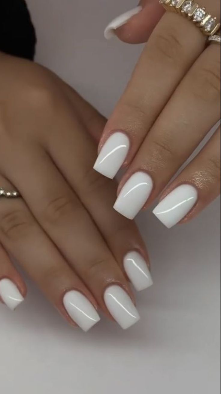 Elegant White Nails: A Versatile Touch for Any Occasion